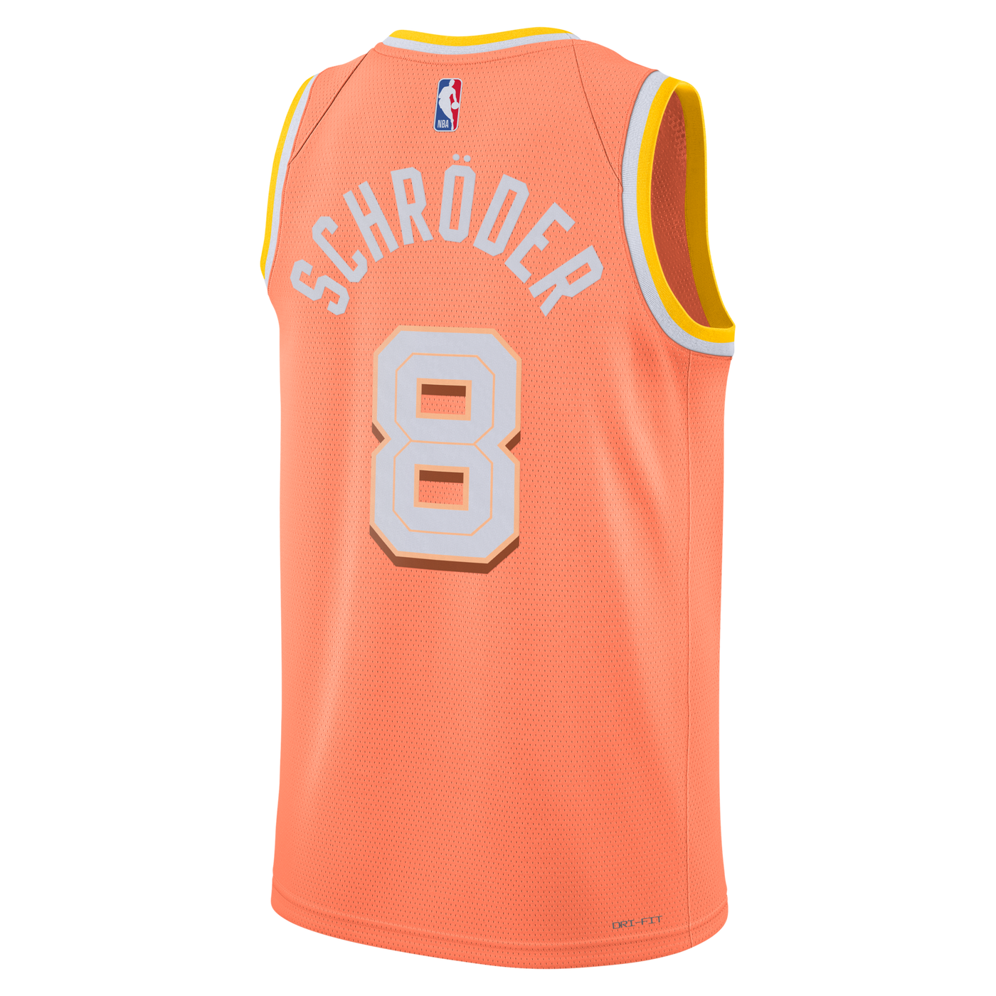 Nike Cleveland Cavaliers 2025/26 City Edition Swingman Jersey - Orange - Dennis Schröder
