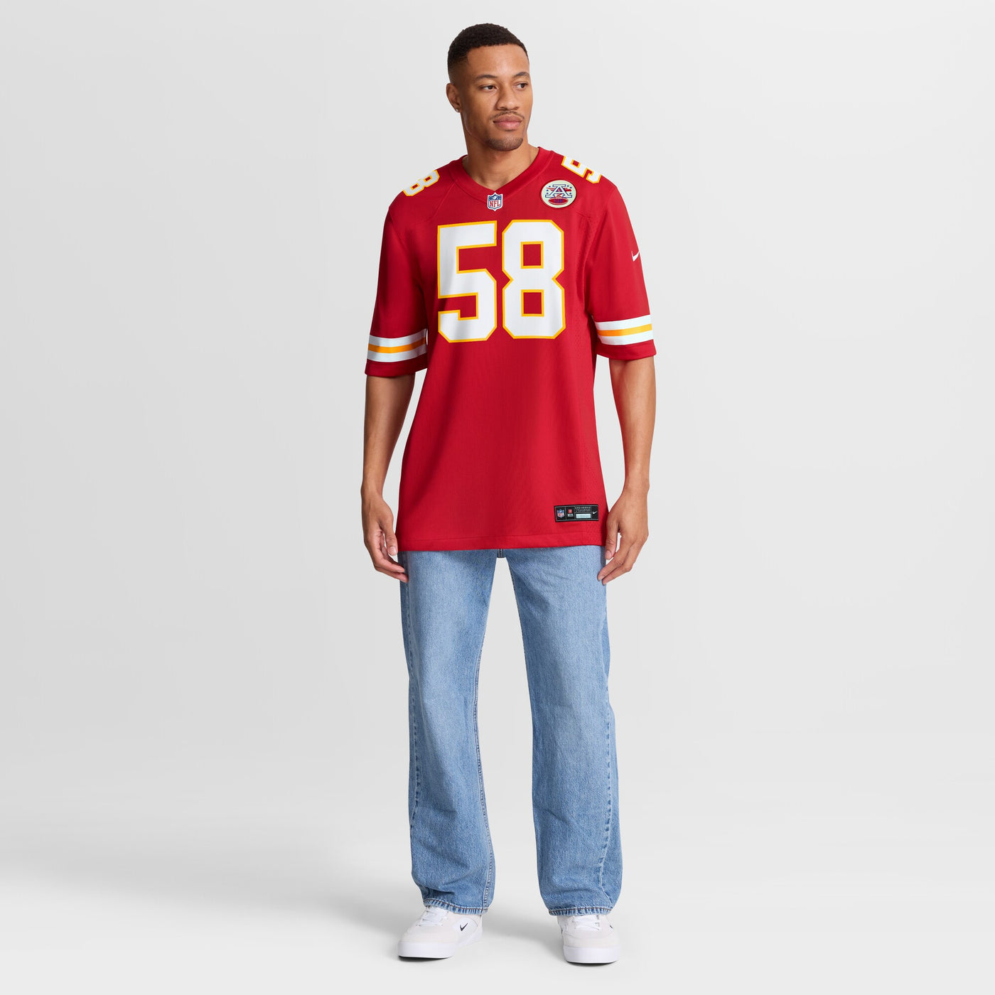 Kansas City Chiefs Derrick Thomas Nike Red Game Retired Player Jersey