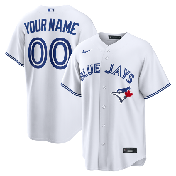 Toronto Blue Jays Nike White Home Replica Custom Jersey