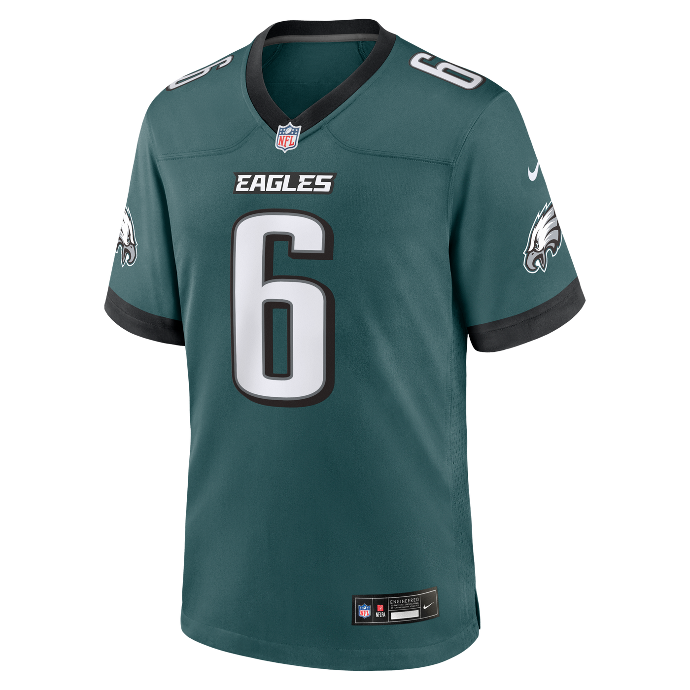 Philadelphia Eagles DeVonta Smith Nike Midnight Green Team Game Jersey