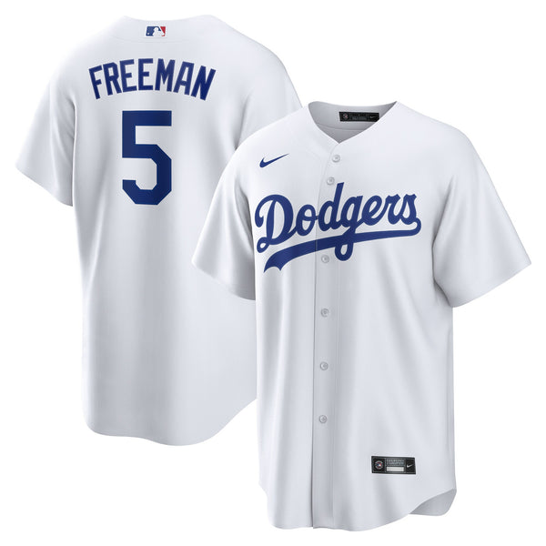 Los Angeles Dodgers Freddie Freeman White Replica Player Jersey