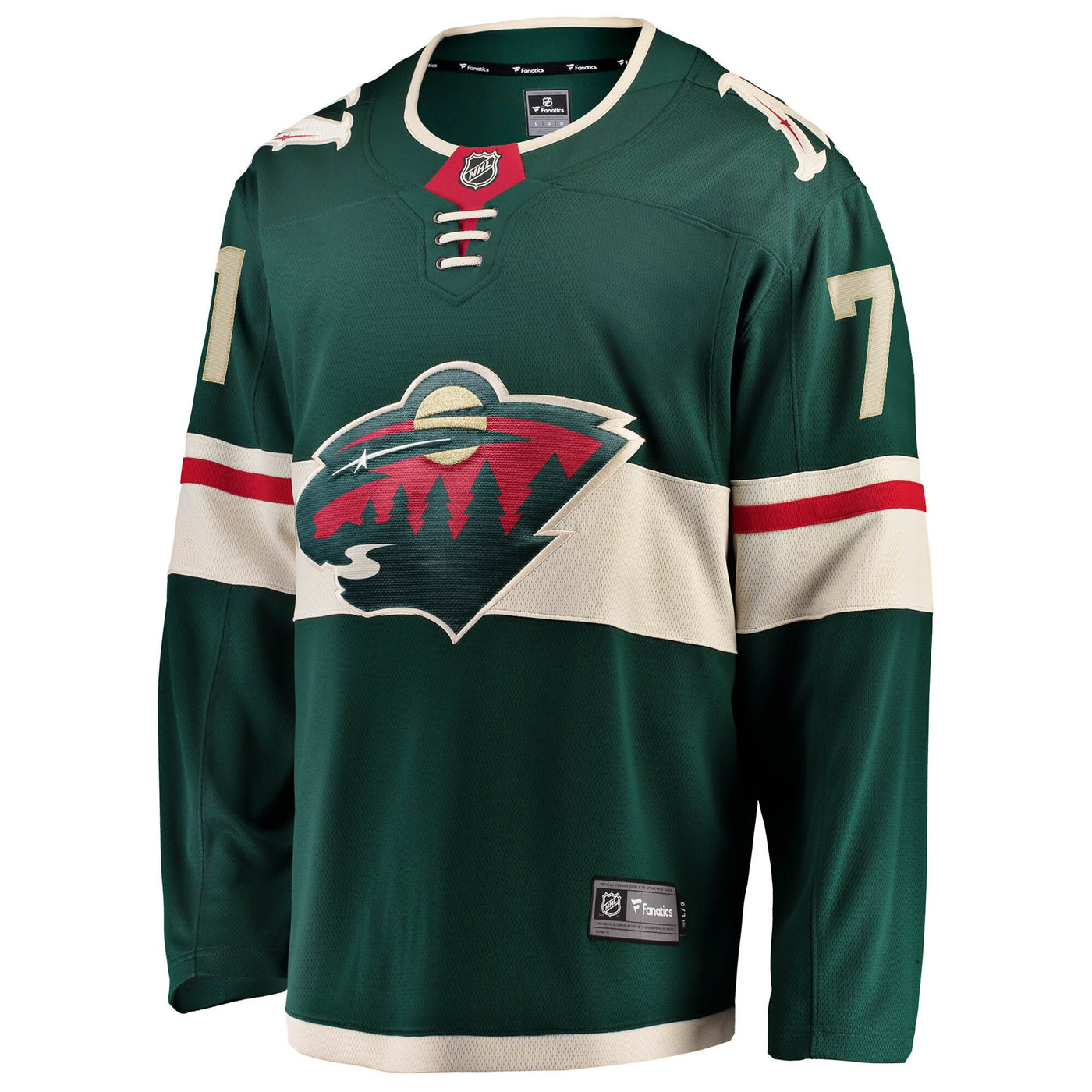 Minnesota Wild Nick Foligno Fanatics Green Home Breakaway Jersey