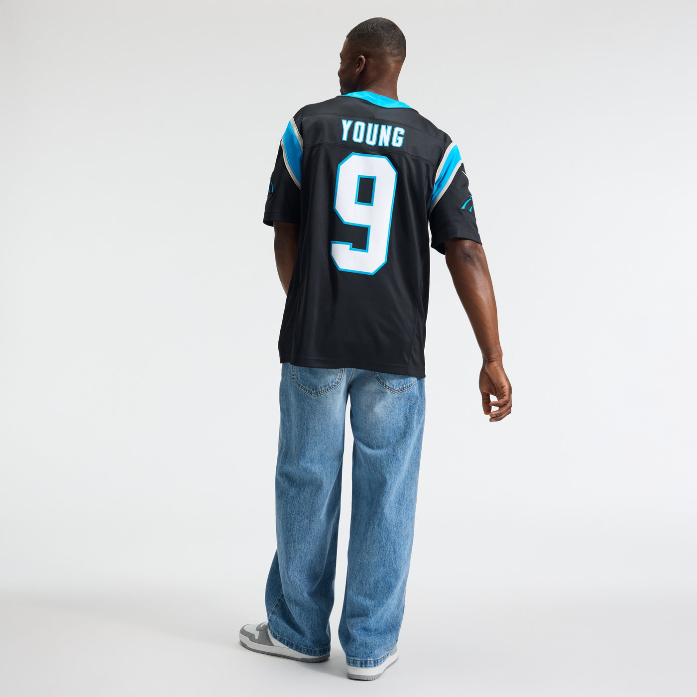 Carolina Panthers Bryce Young Nike Black Team Vapor F.U.S.E. Stitched Limited Jersey