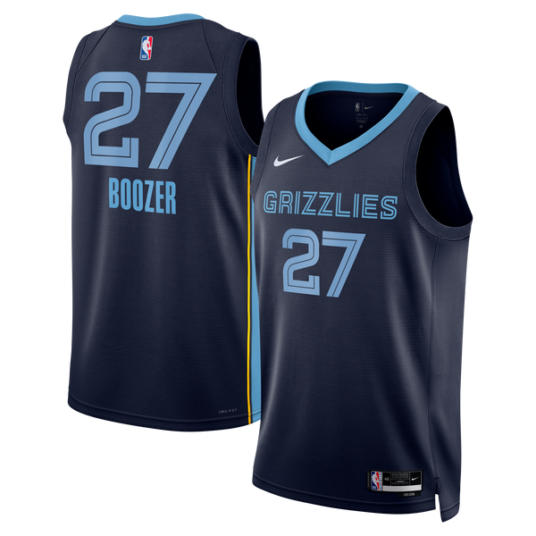 Memphis Grizzlies Nike Icon Swingman Jersey - Black - Cameron Boozer