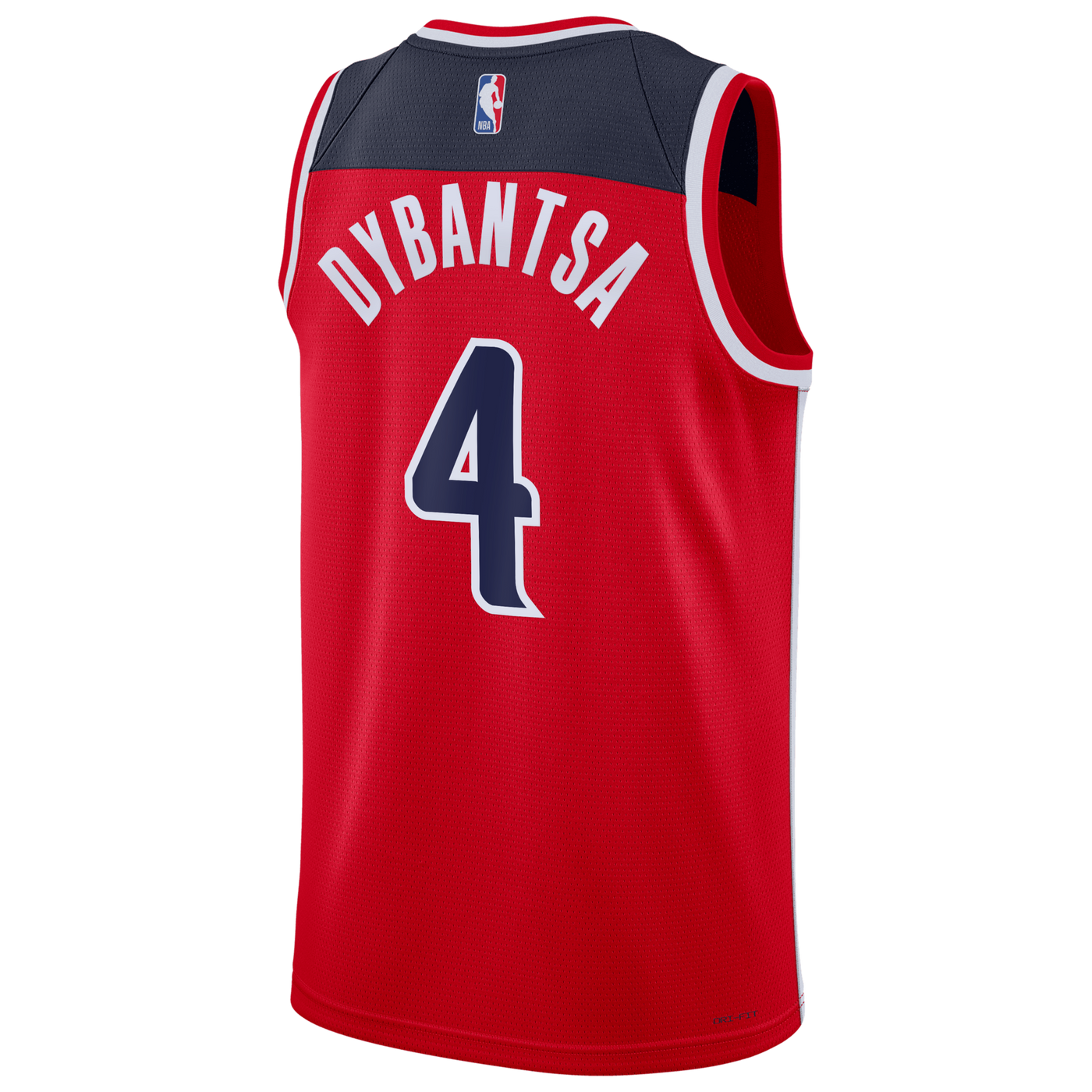 Washington Wizards Nike Icon Swingman Jersey - Red - AJ Dybantsa