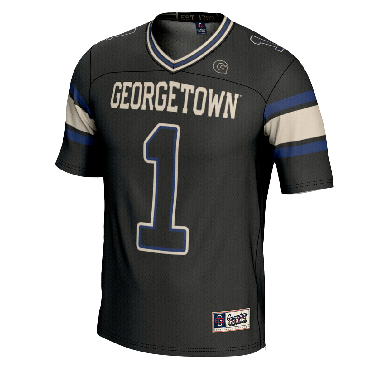#1 Georgetown Hoyas GameDay Greats Football Jersey - Cardinal