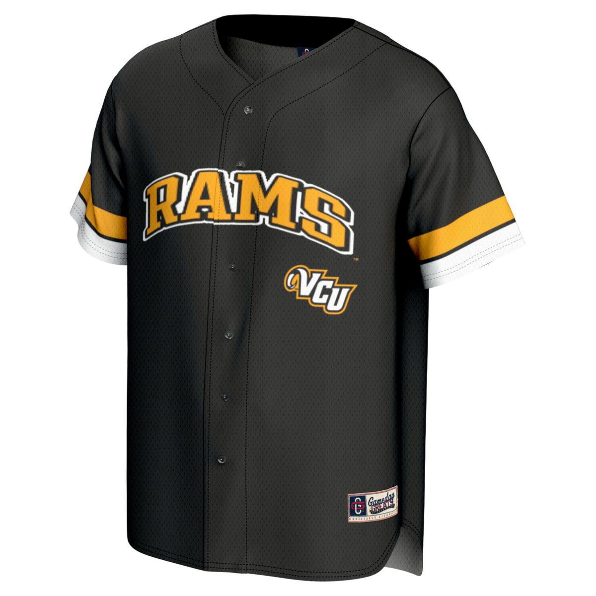 VCU Rams GameDay Greats Spirit Baseball Jersey - Black