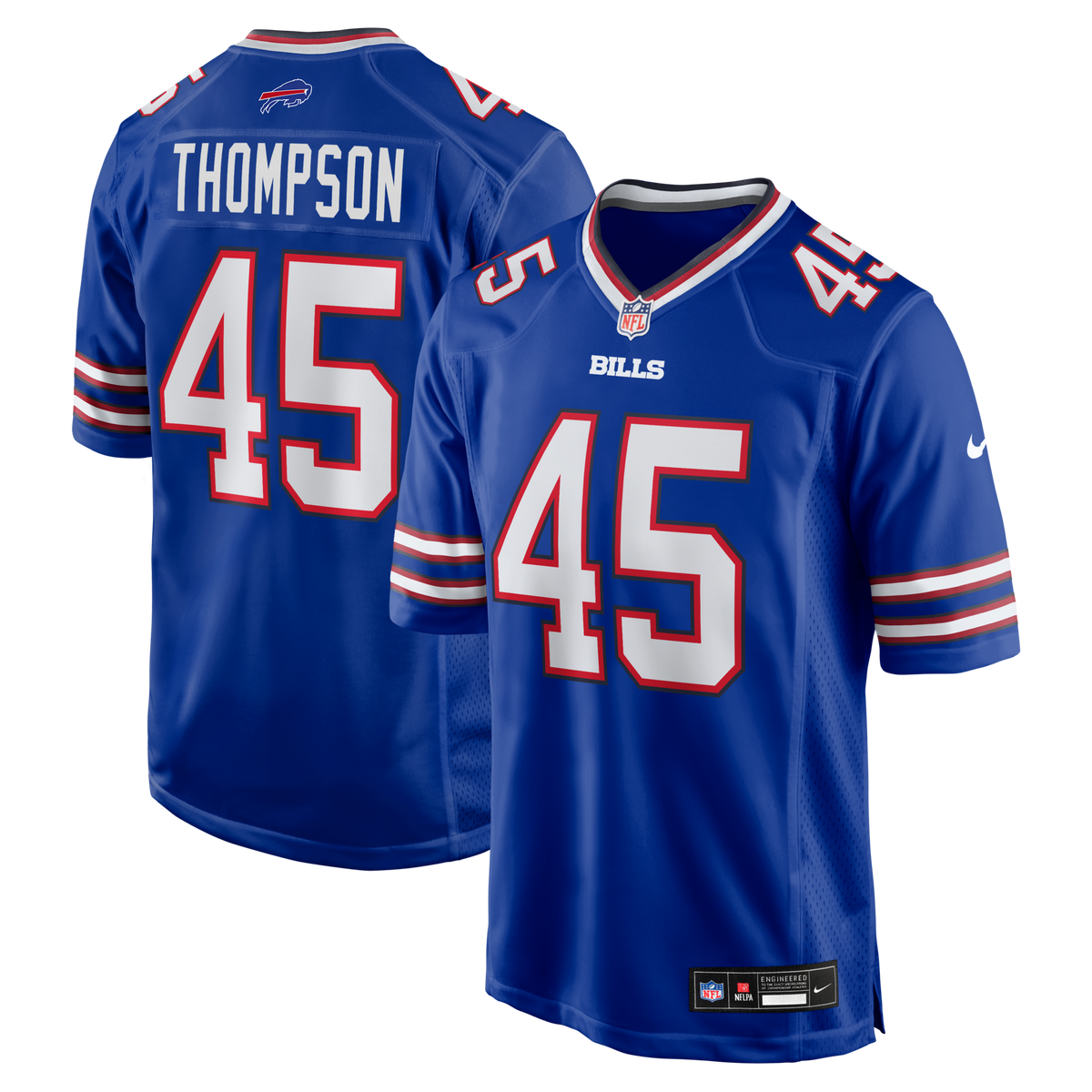 Buffalo Bills Shaq Thompson Royal Team Game Jersey