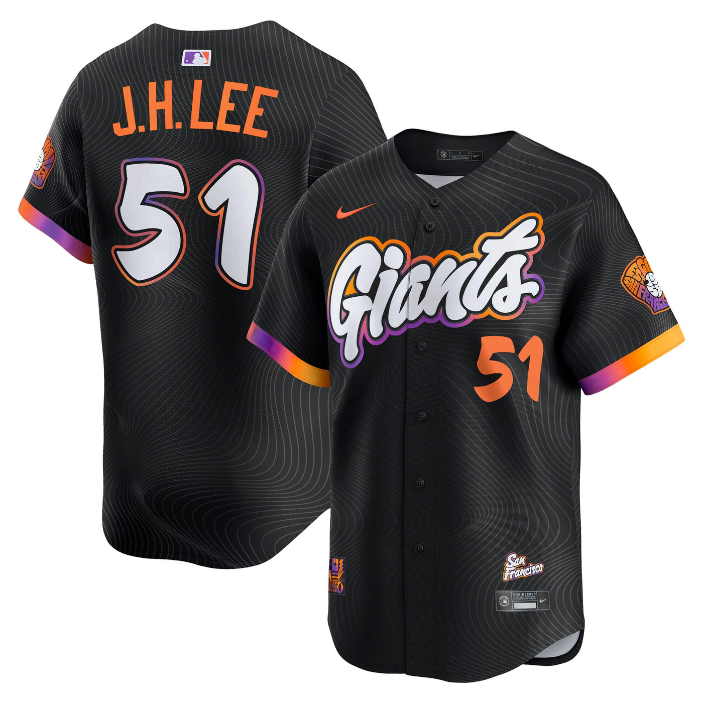 San Francisco Giants Jung Hoo Lee Nike Black 2025 City Connect Limited Jersey
