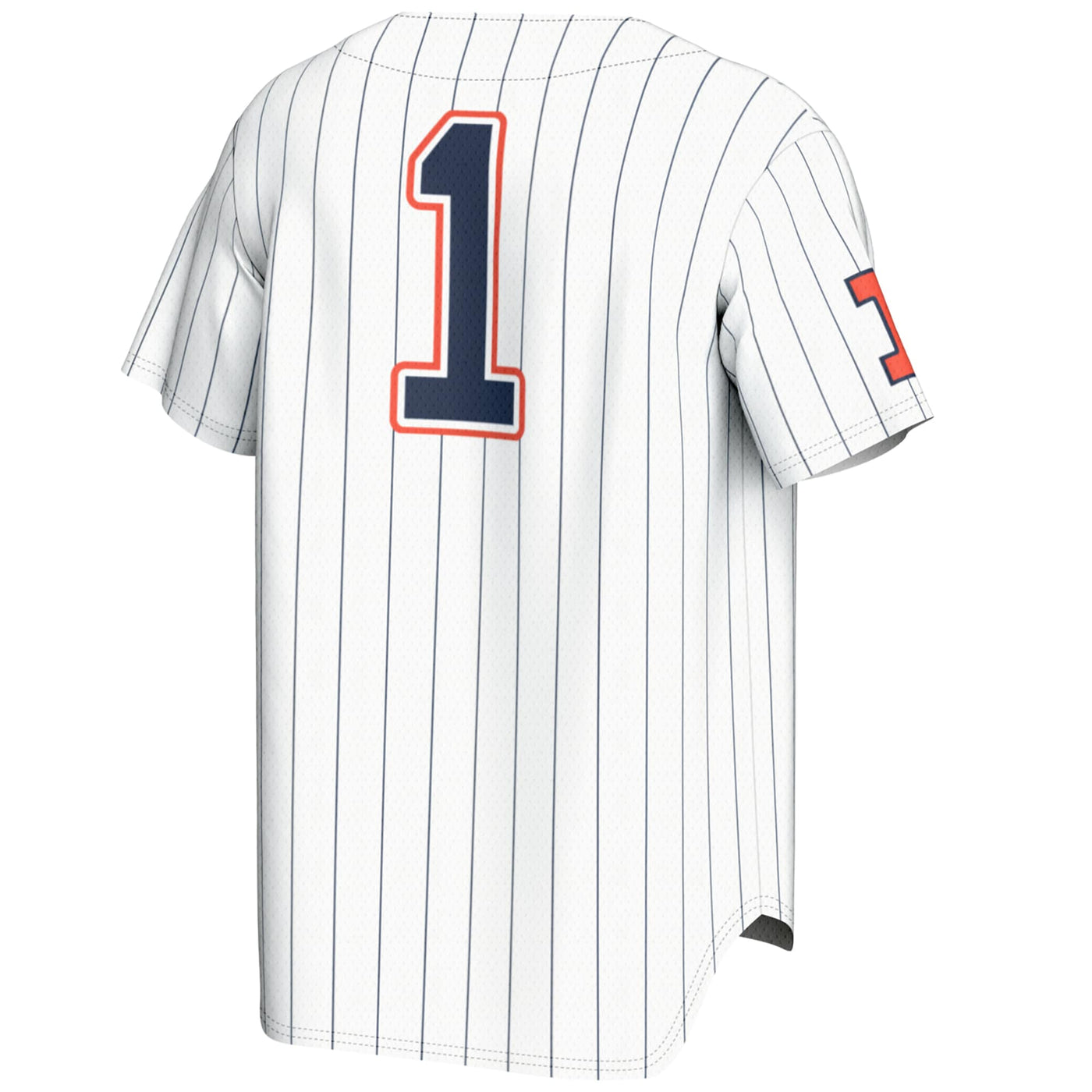 GameDay Greats #1 White Illinois Fighting Illini Lightweight Baseball Jersey
