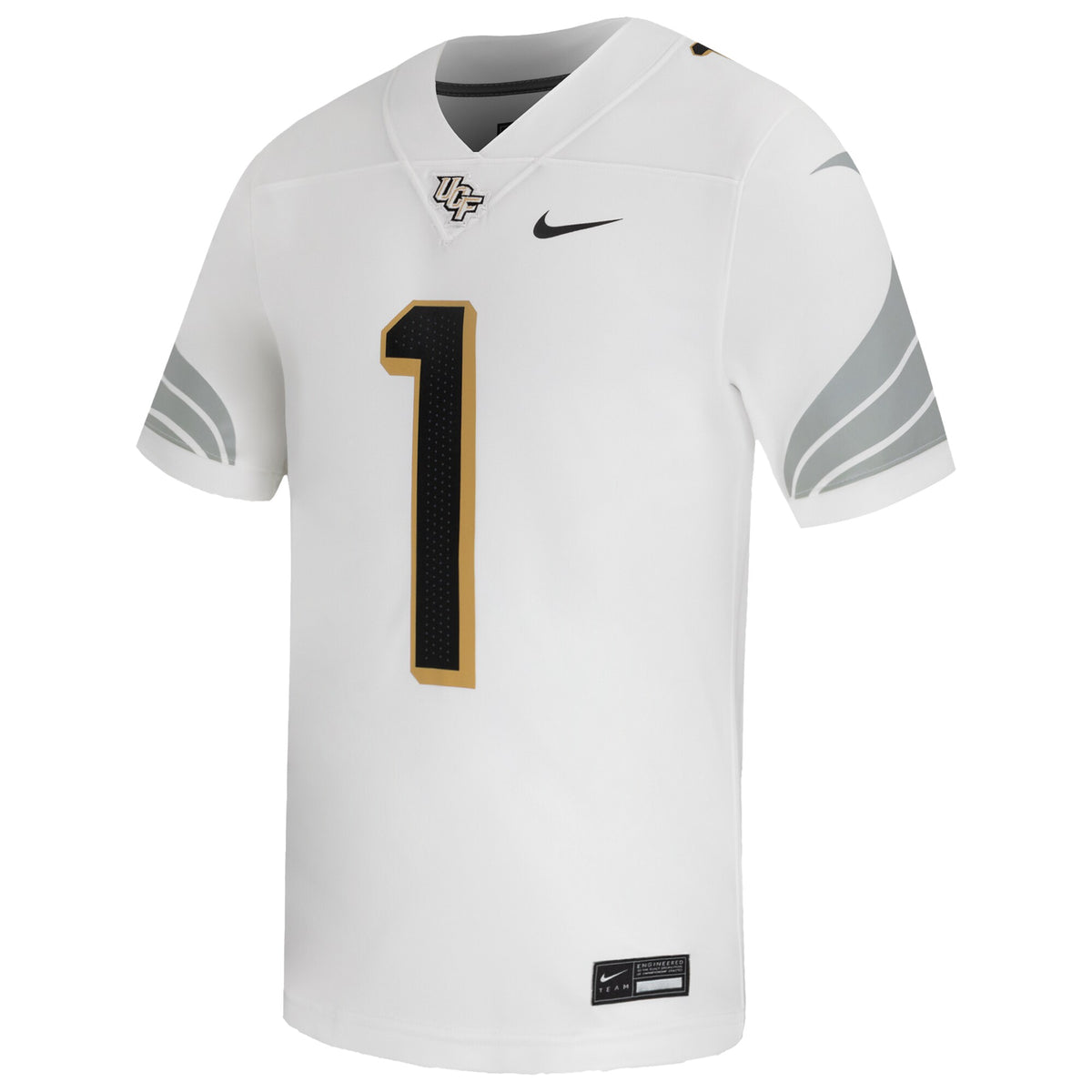#1 UCF Knights Away Game Football Jersey - White