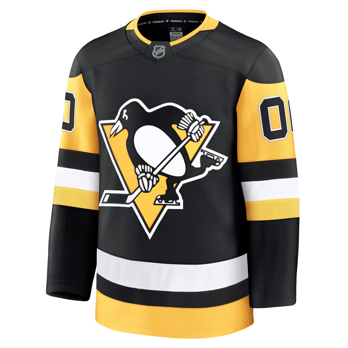 Pittsburgh Penguins Fanatics Black Home Premium Custom Jersey