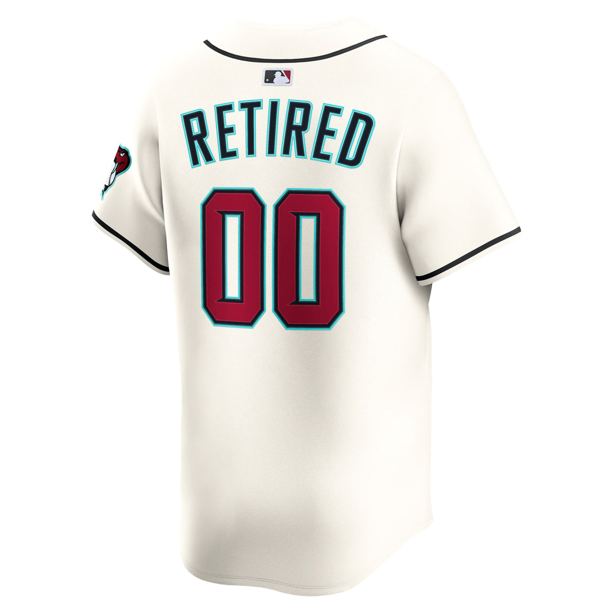 Arizona Diamondbacks Cream Home Limited Pick-A-Player Retired Roster Jersey