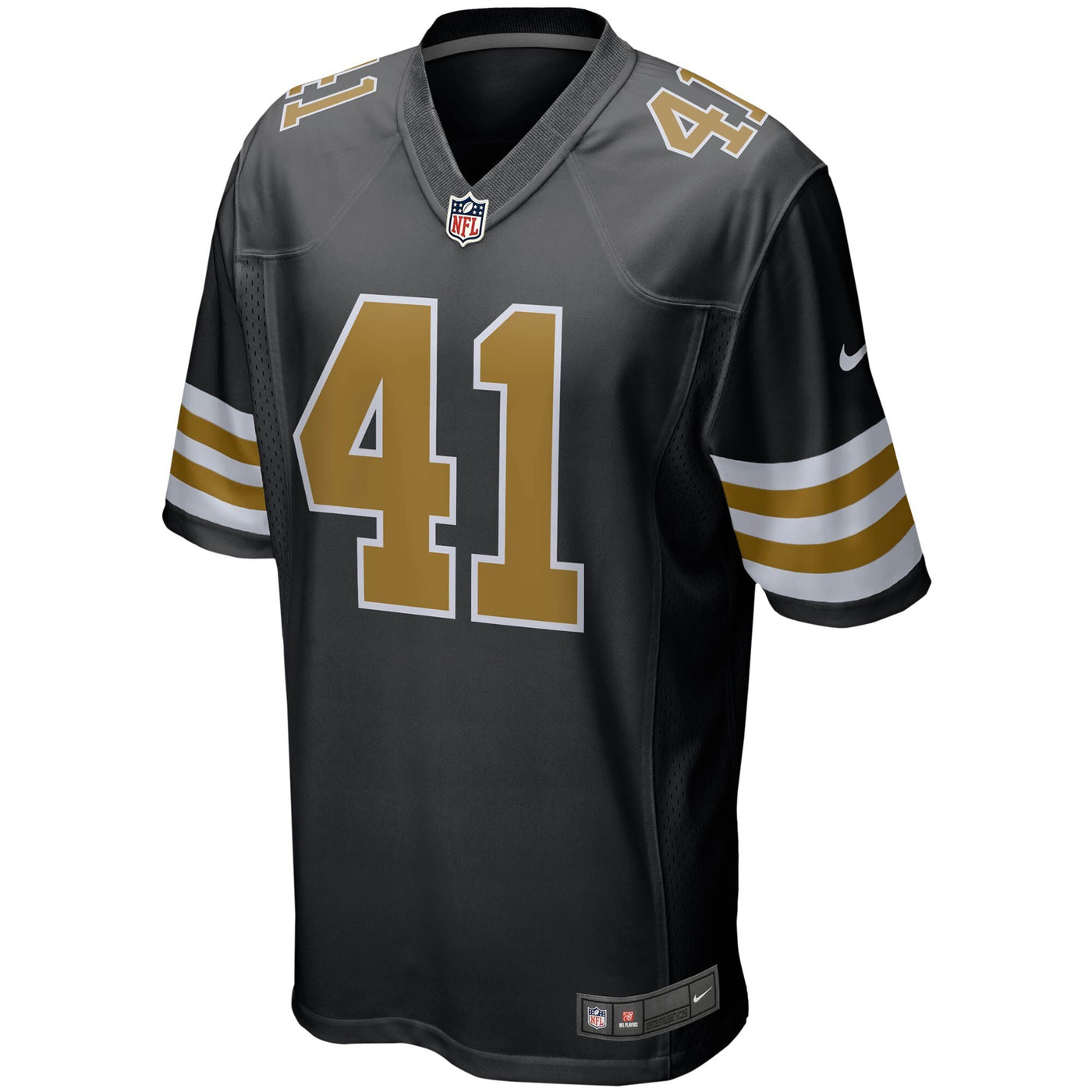 New Orleans Saints Alvin Kamara Nike Black Alternate Game Jersey