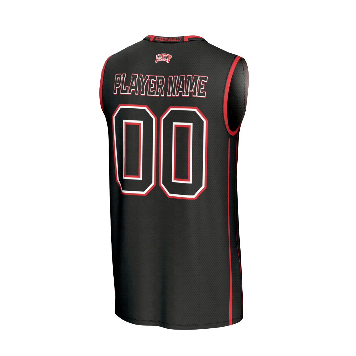 UNLV Rebels GameDay Greats Basketball NIL Pick-A-Player Lightweight Basketball Fashion Jersey - Black
