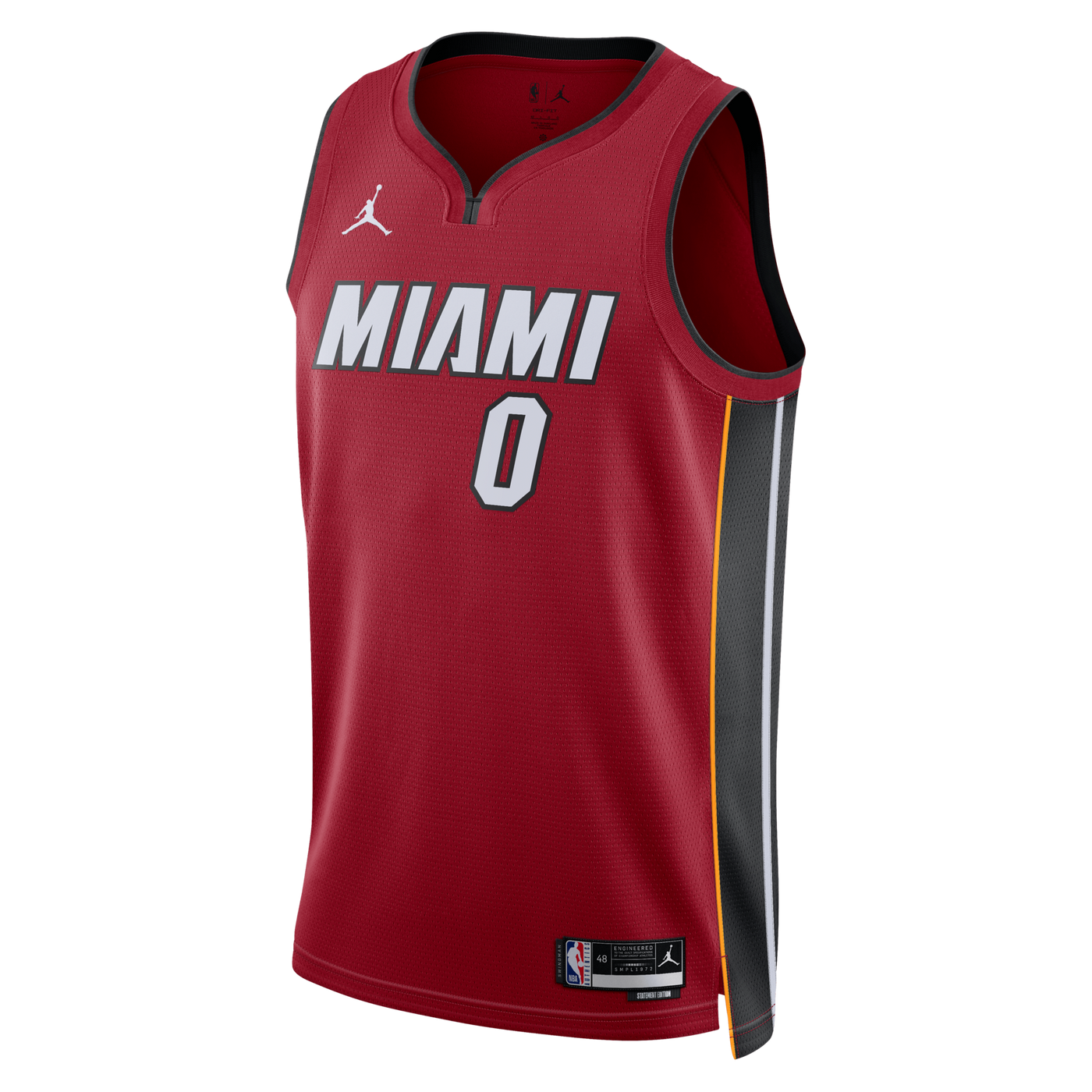 Miami Heat Jordan Brand Statement Edition Swingman Jersey - Red - Simone Fontecchio
