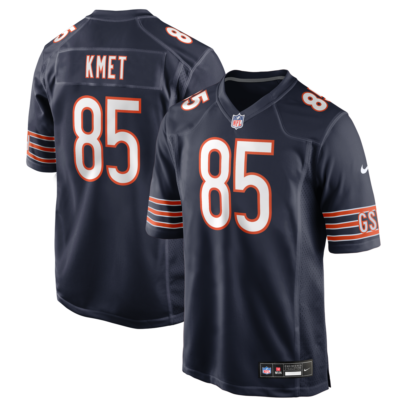Chicago Bears Cole Kmet Nike Navy Player Game Jersey