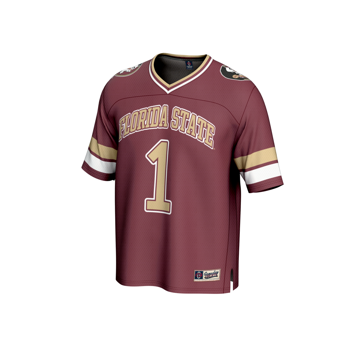 #1 Florida State Seminoles GameDay Greats Collegiate Football Fashion Jersey - Garnet