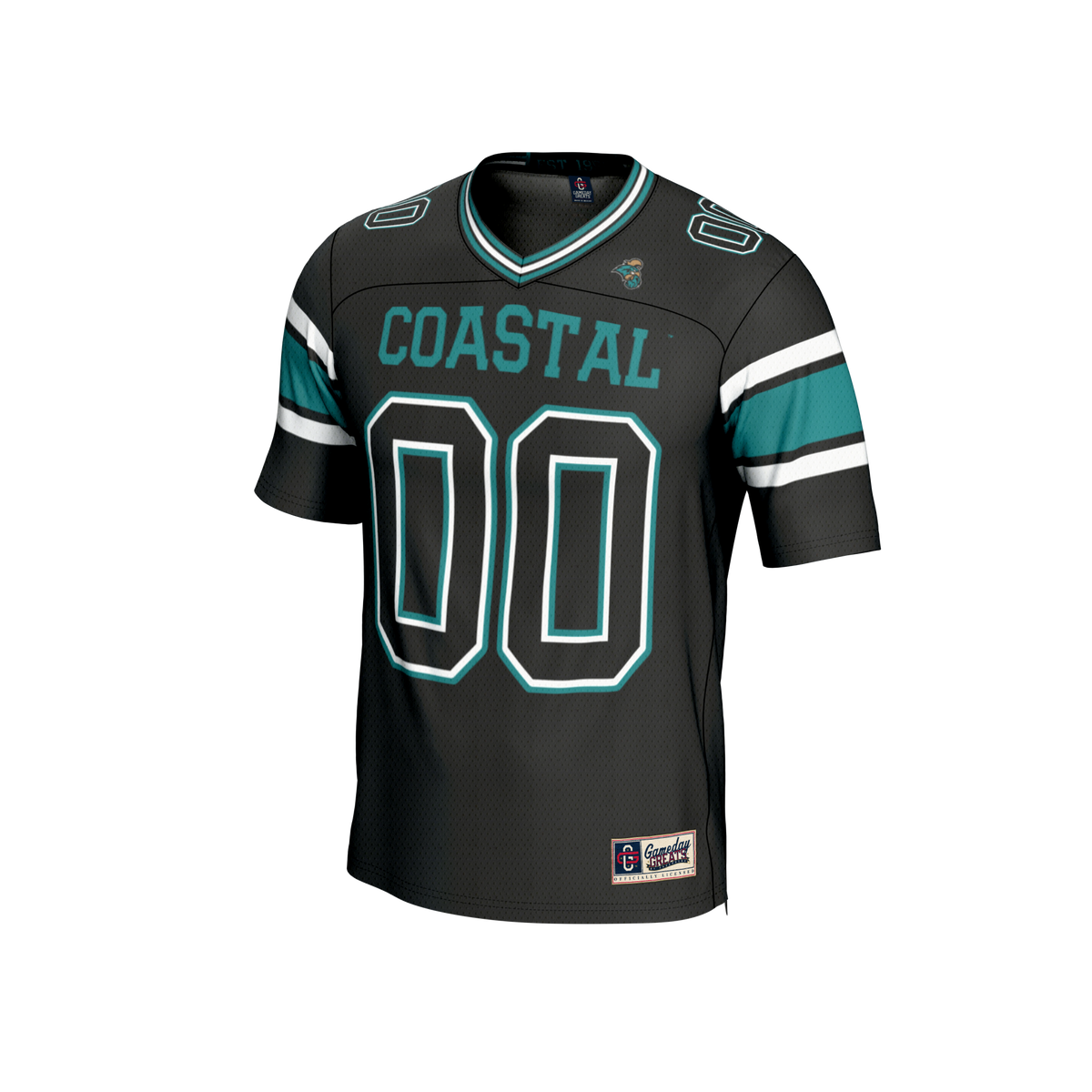 Coastal Carolina Chanticleers GameDay Greats NIL Lightweight Collegiate Football Fashion Jersey - Black