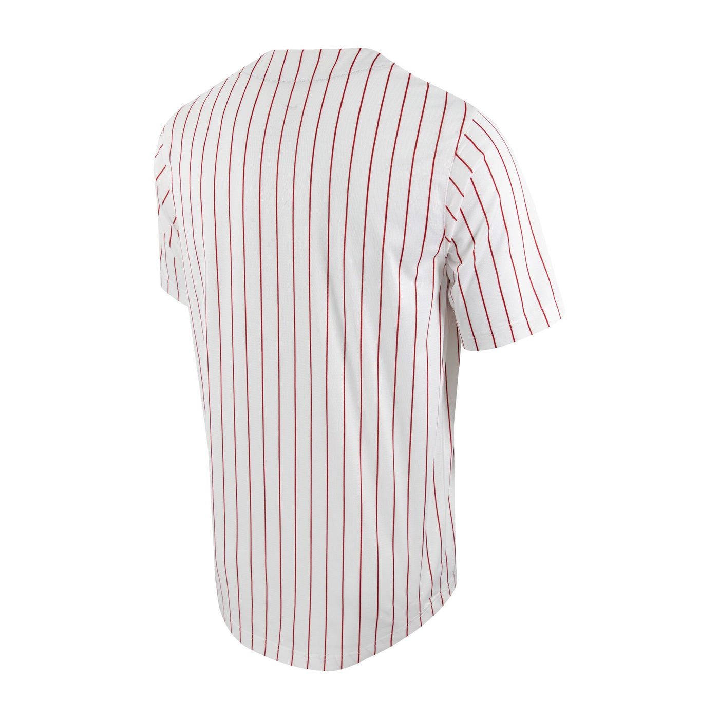 Nike White/Crimson Alabama Crimson Tide Pinstripe Replica Full-Button Baseball Jersey