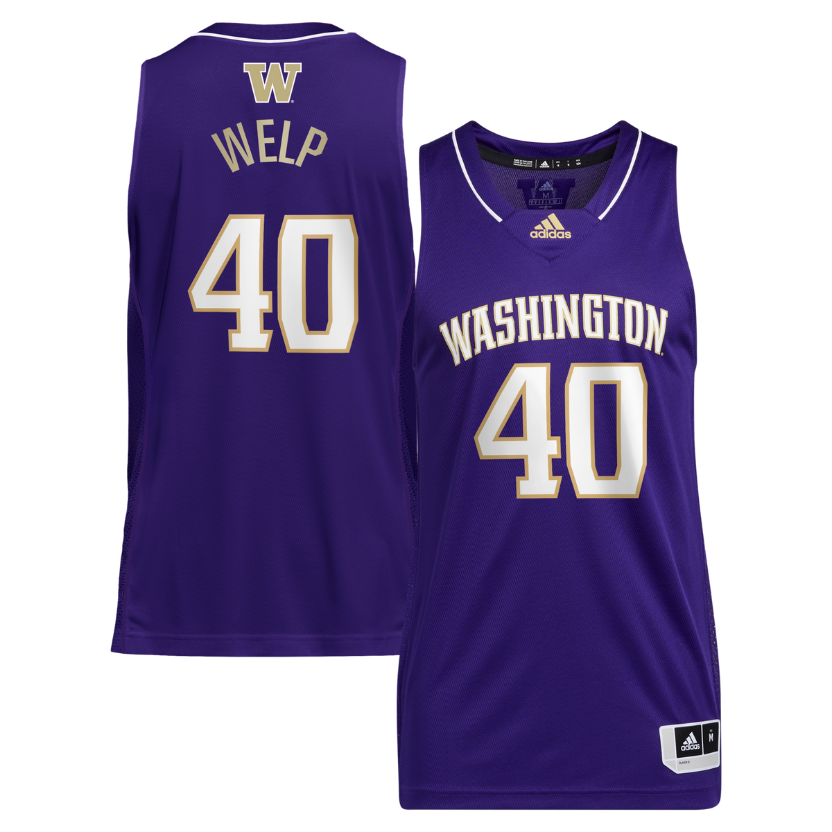 Chris Welp Washington Huskies Retired Player Jersey - Purple