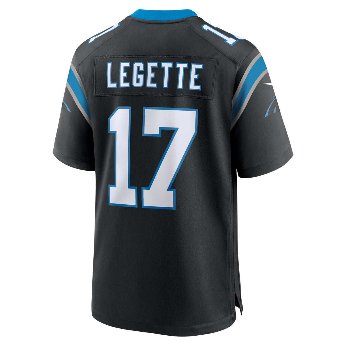 Carolina Panthers Xavier Legette Black Team Game Player Jersey