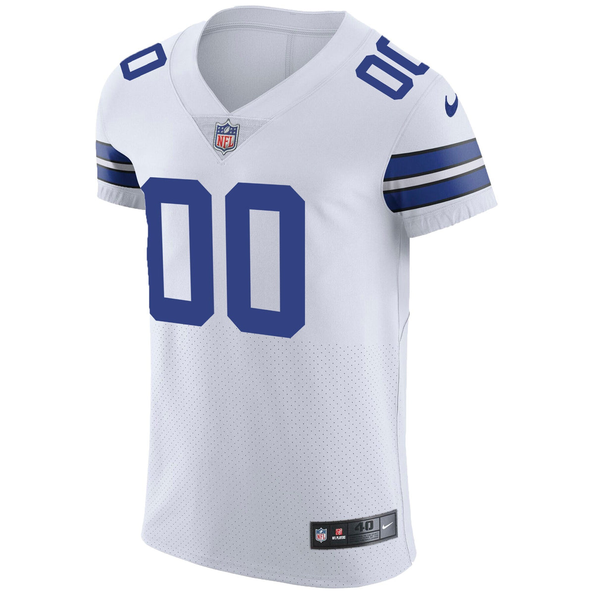 Dallas Cowboys White Vapor Untouchable Custom Elite Jersey