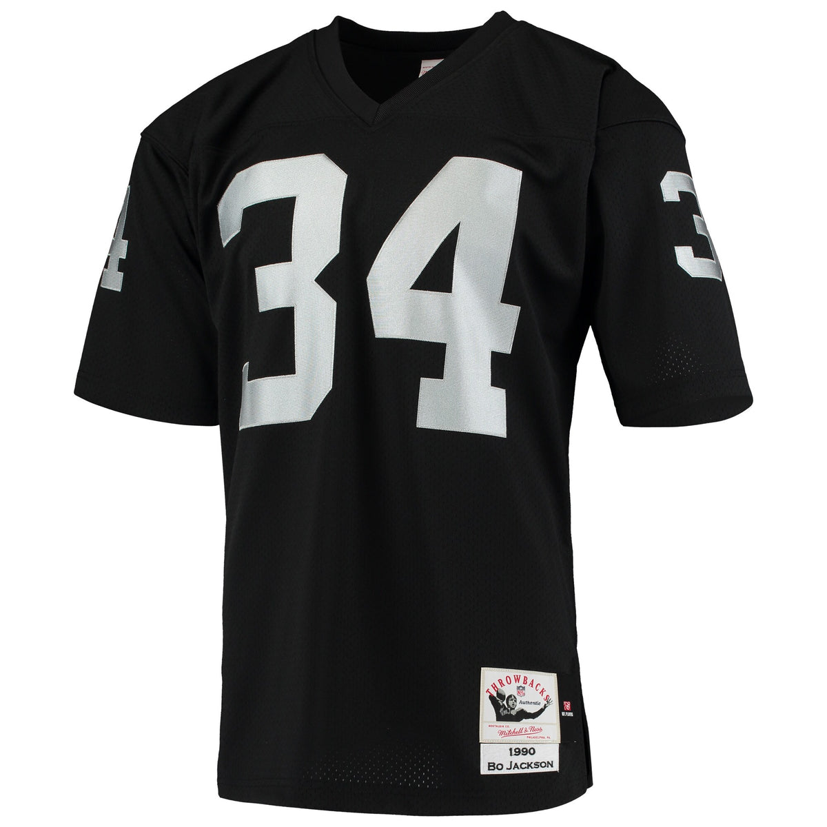 Las Vegas Raiders 1990 Bo Jackson Mitchell & Ness Black Authentic Throwback Retired Player Jersey