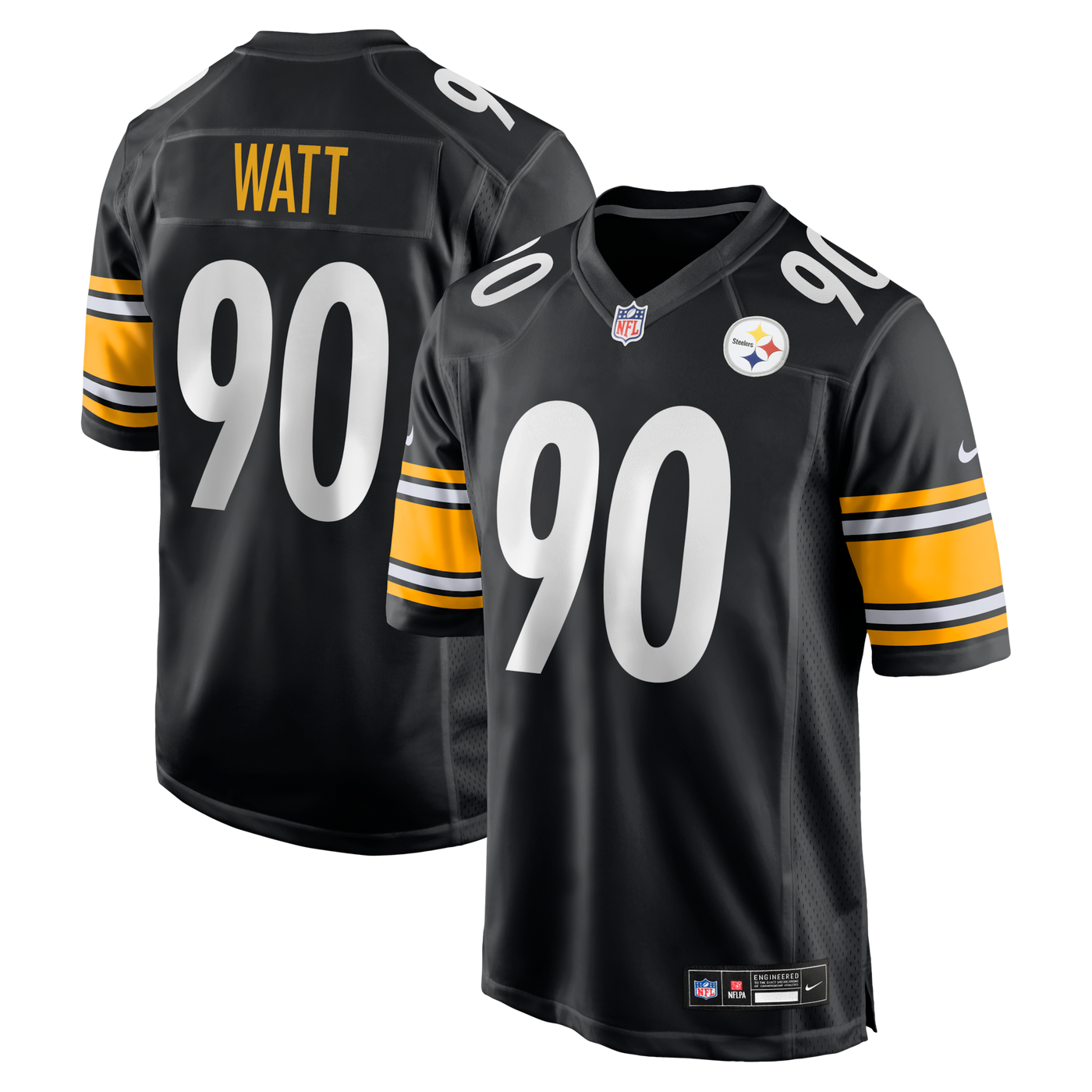 Pittsburgh Steelers T.J. Watt Nike Black Game Jersey