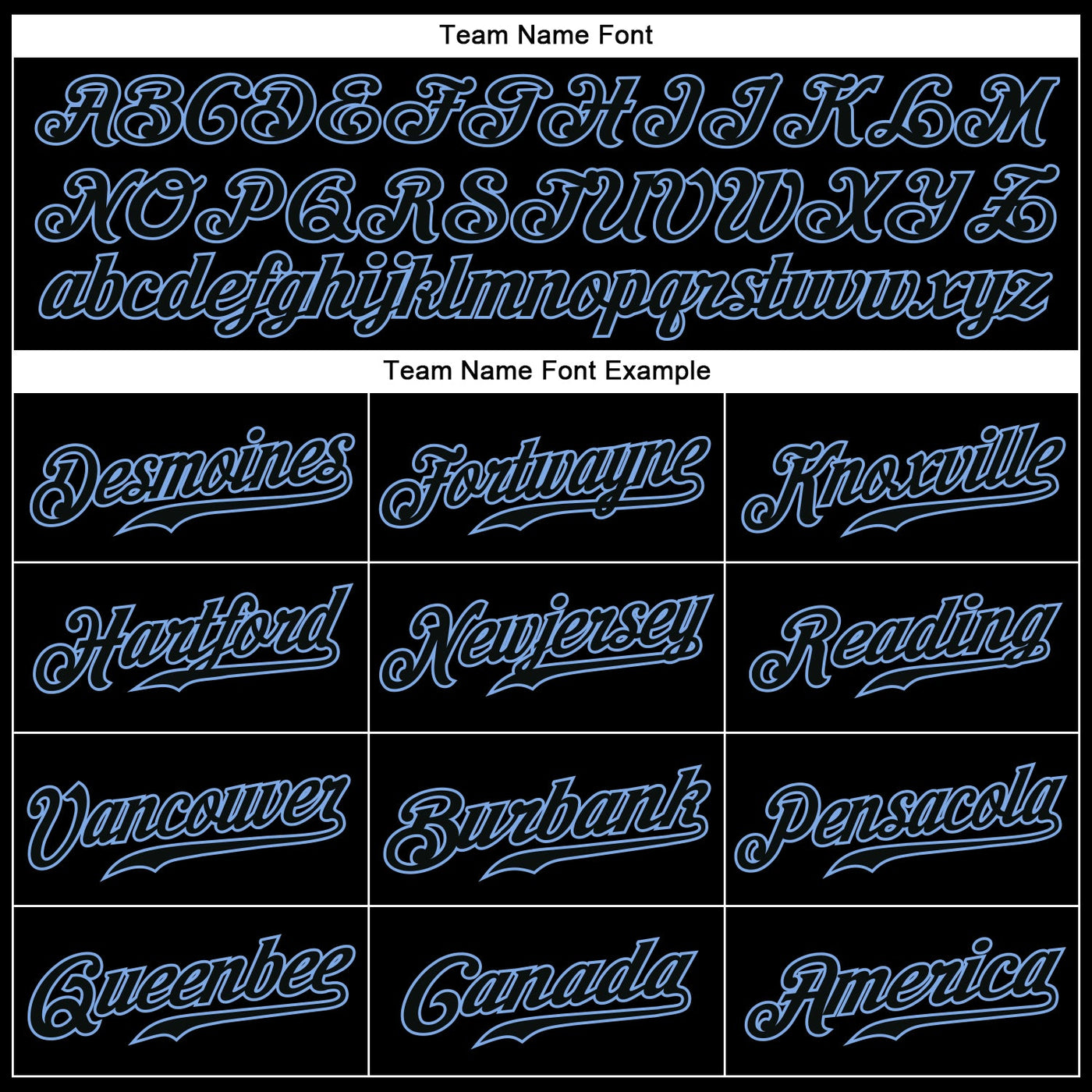 Custom Black Black-Light Blue Authentic Baseball Jersey
