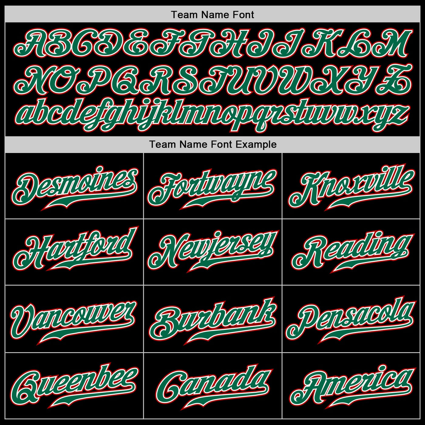 Custom Black Kelly Green Pinstripe Kelly Green-Red Authentic Baseball Jersey