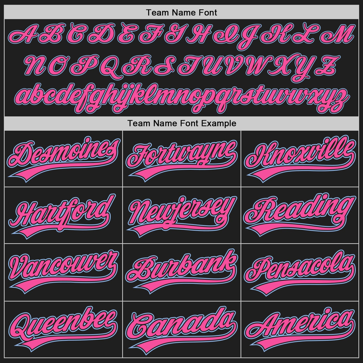 Custom Black White Pinstripe Pink-Light Blue Authentic Baseball Jersey