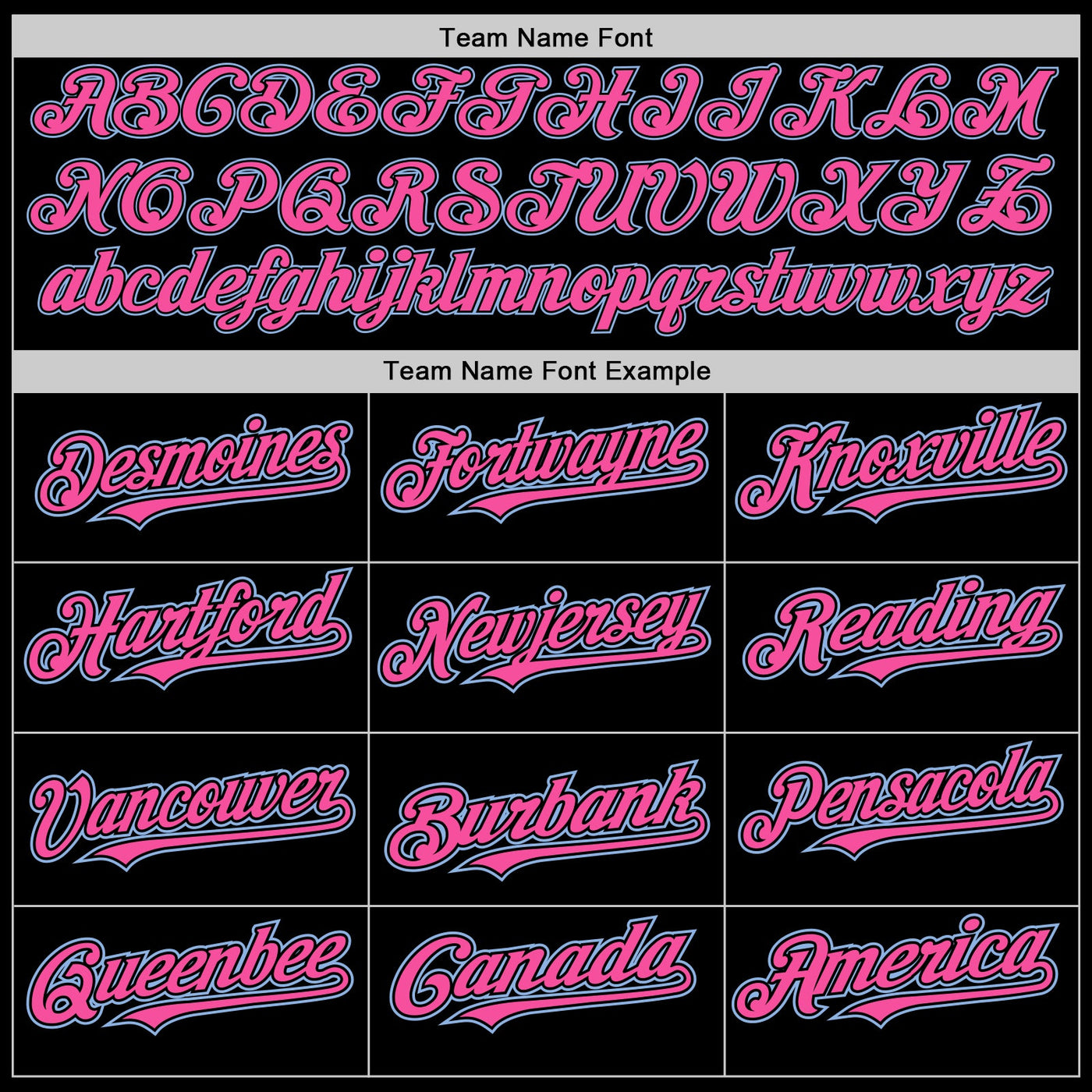 Custom Black White Pinstripe Pink-Light Blue Authentic Baseball Jersey
