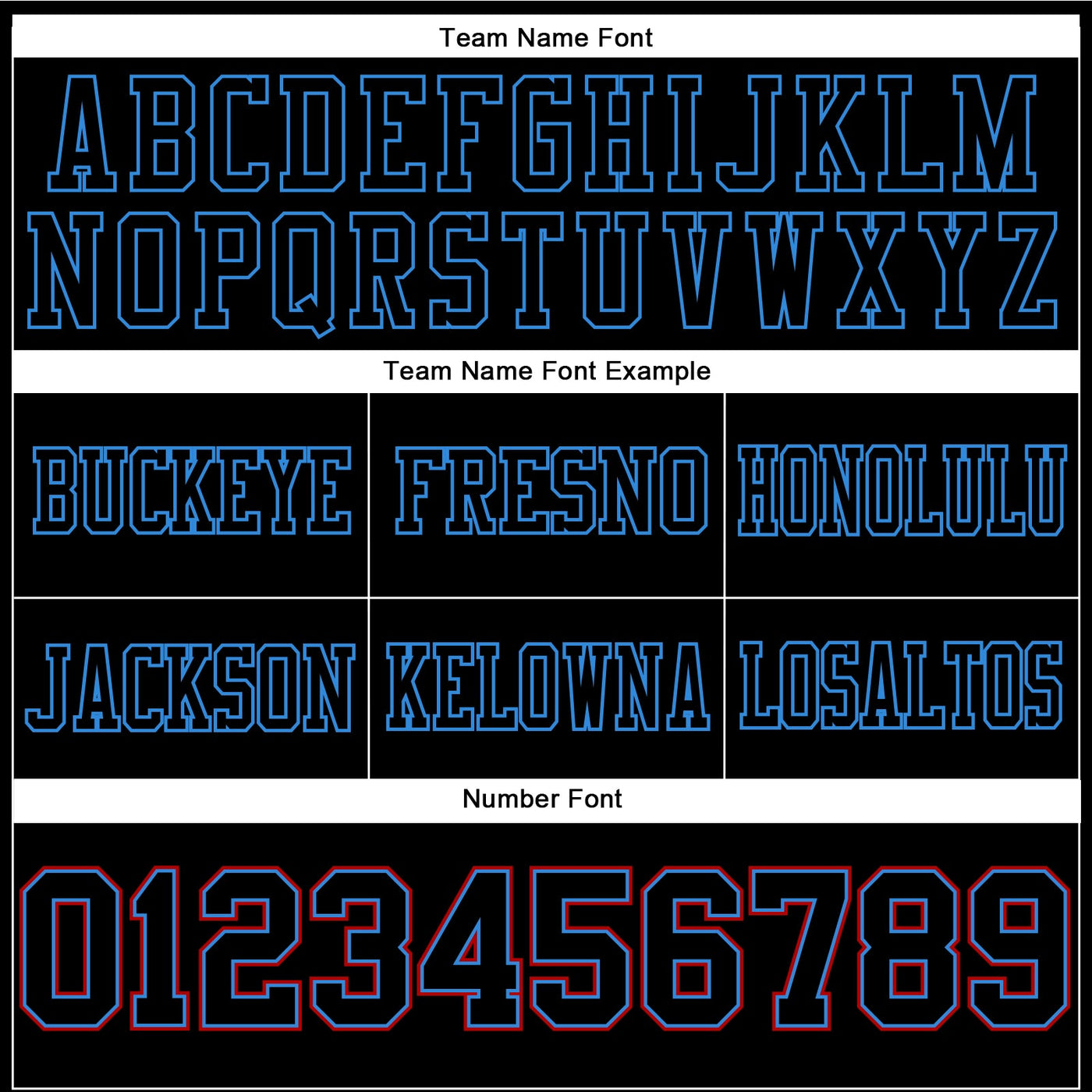 Custom Black Powder Blue-Red Authentic Football Jersey