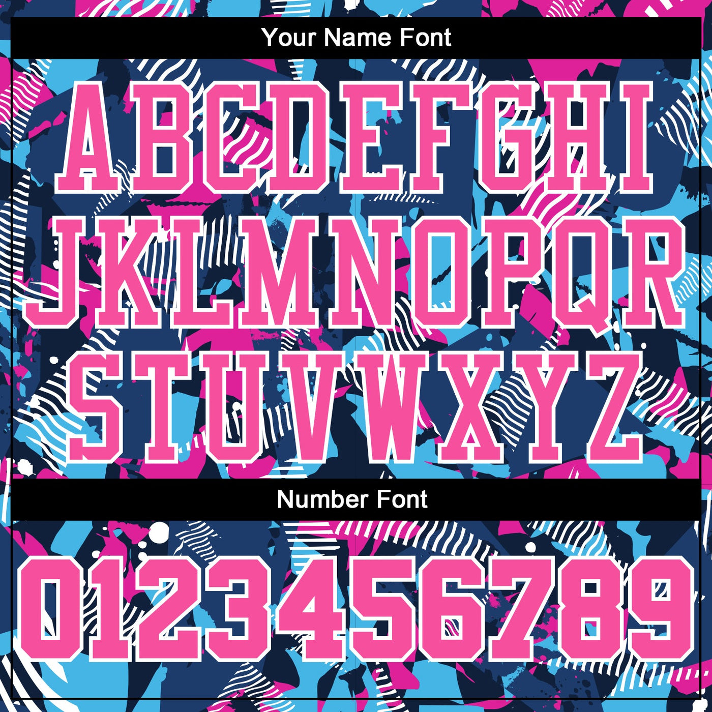 Custom Figure Pink-Light Blue Round Neck Sublimation Basketball Uniform Jersey