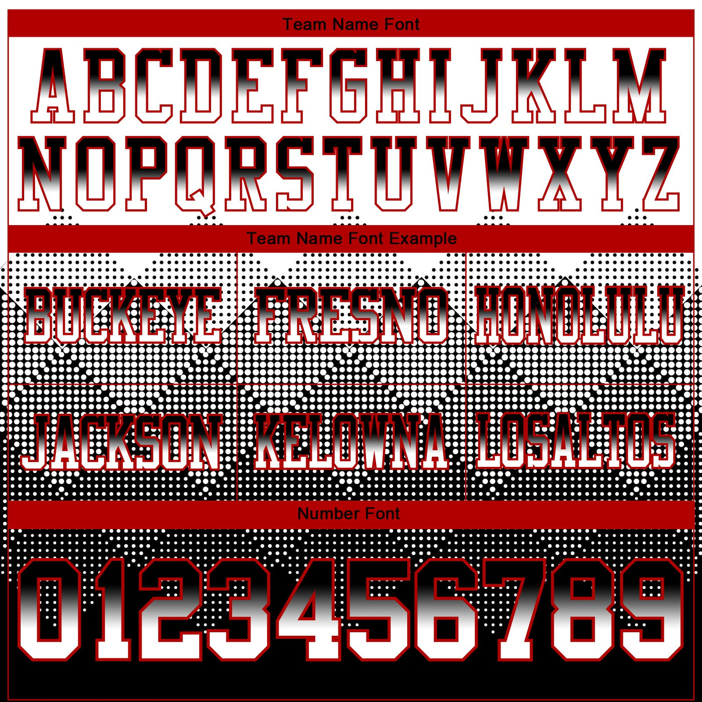 Custom White Black-Red Authentic Gradient Square Shape 7V7 Flag Football Jersey