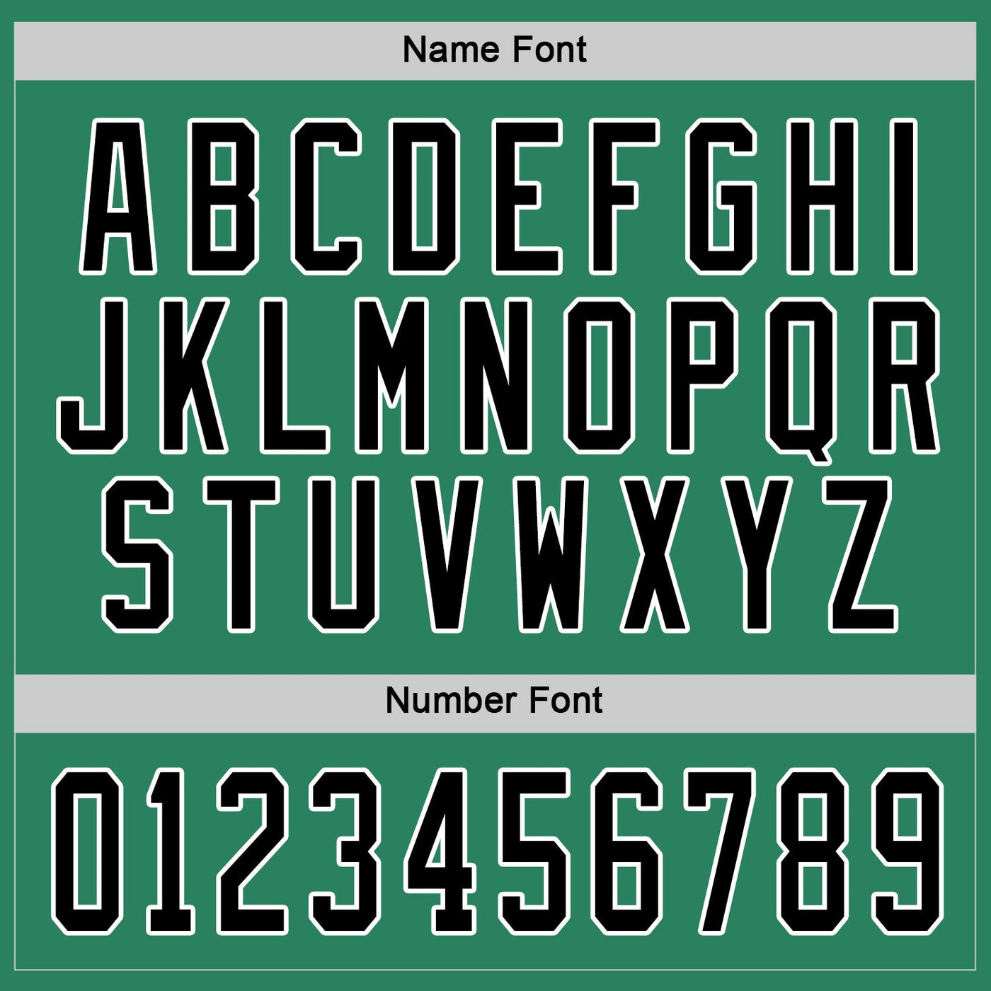 Custom Kelly Green Black-White Hockey Jersey