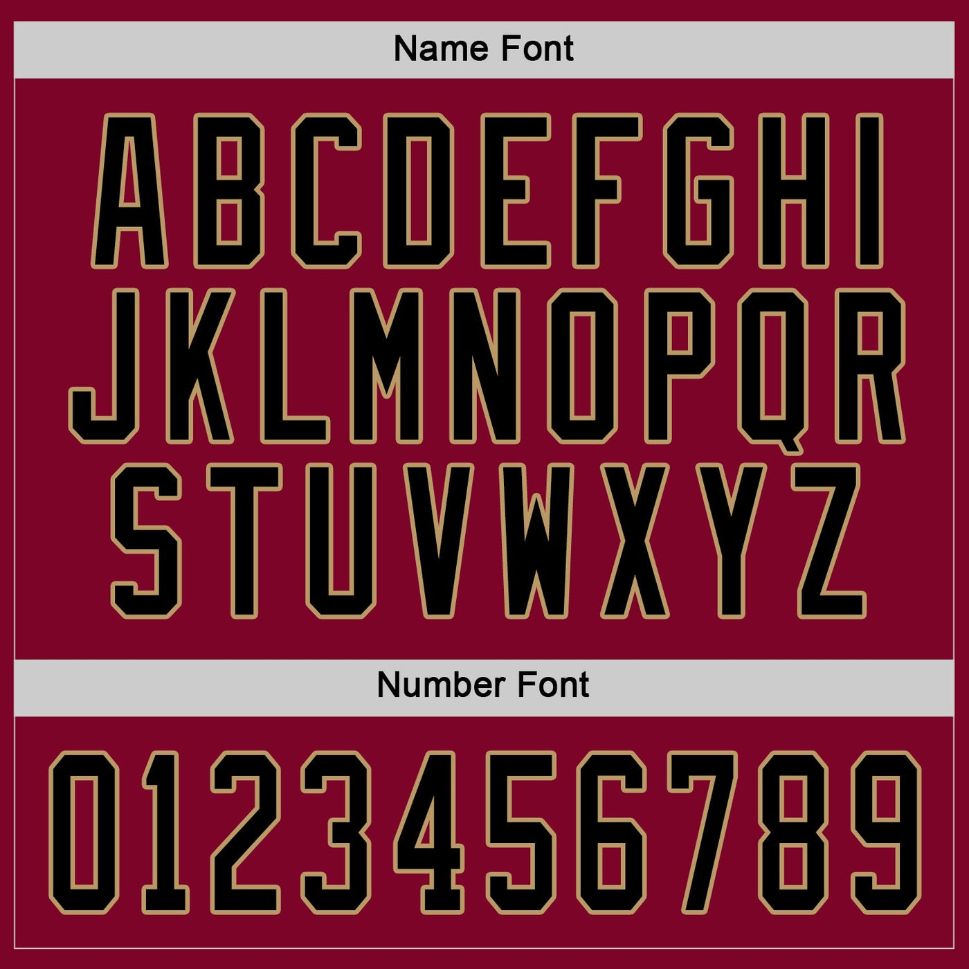 Custom Maroon Black-Old Gold Hockey Jersey