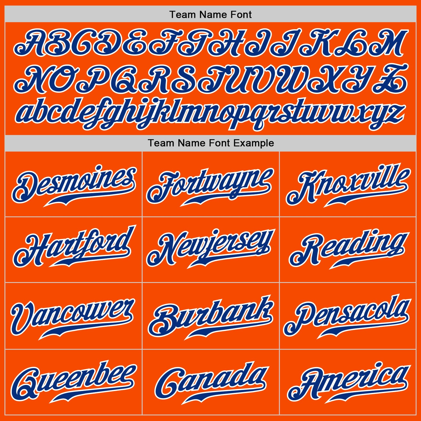 Custom Orange White Pinstripe Royal-White Authentic Baseball Jersey