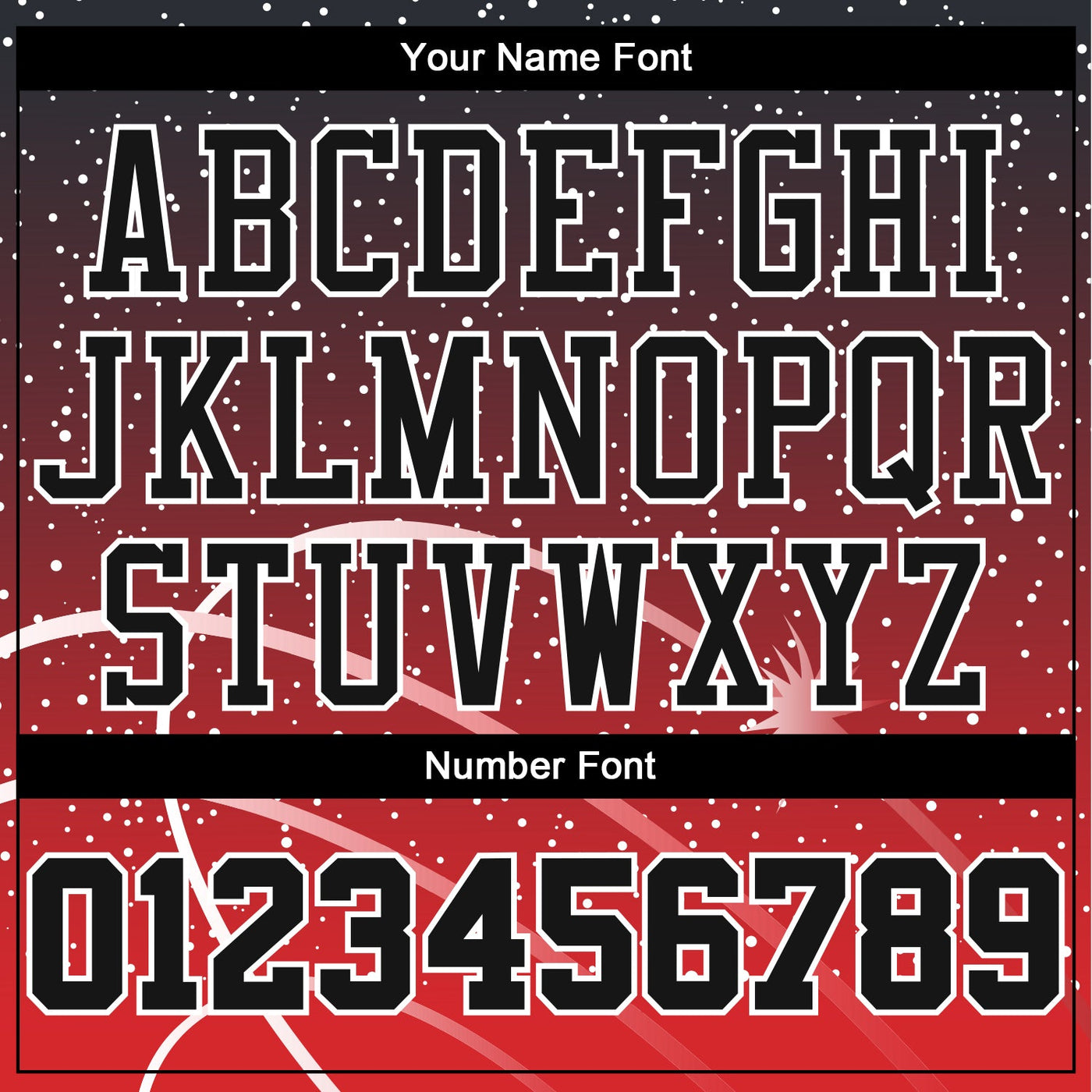 Custom Red Black-White Round Neck Sublimation Basketball Uniform Jersey