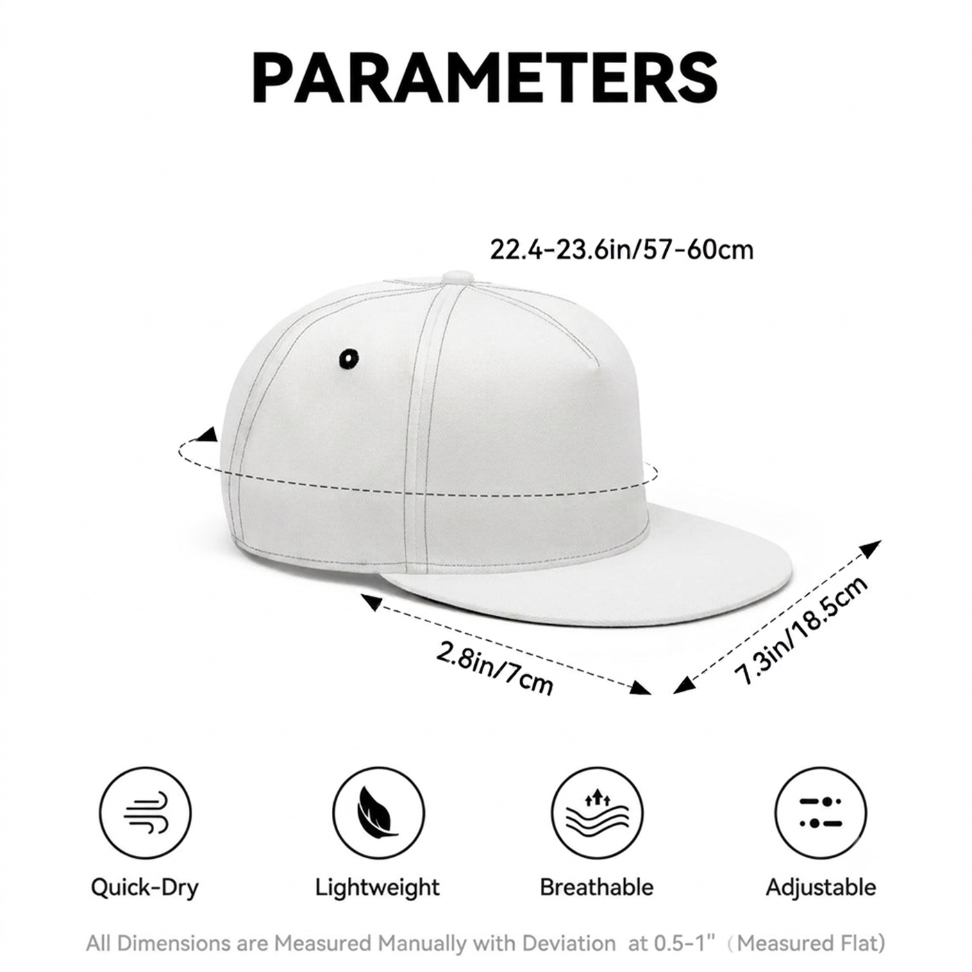 Custom Aqua Purple-White Stitched Adjustable Snapback Hat