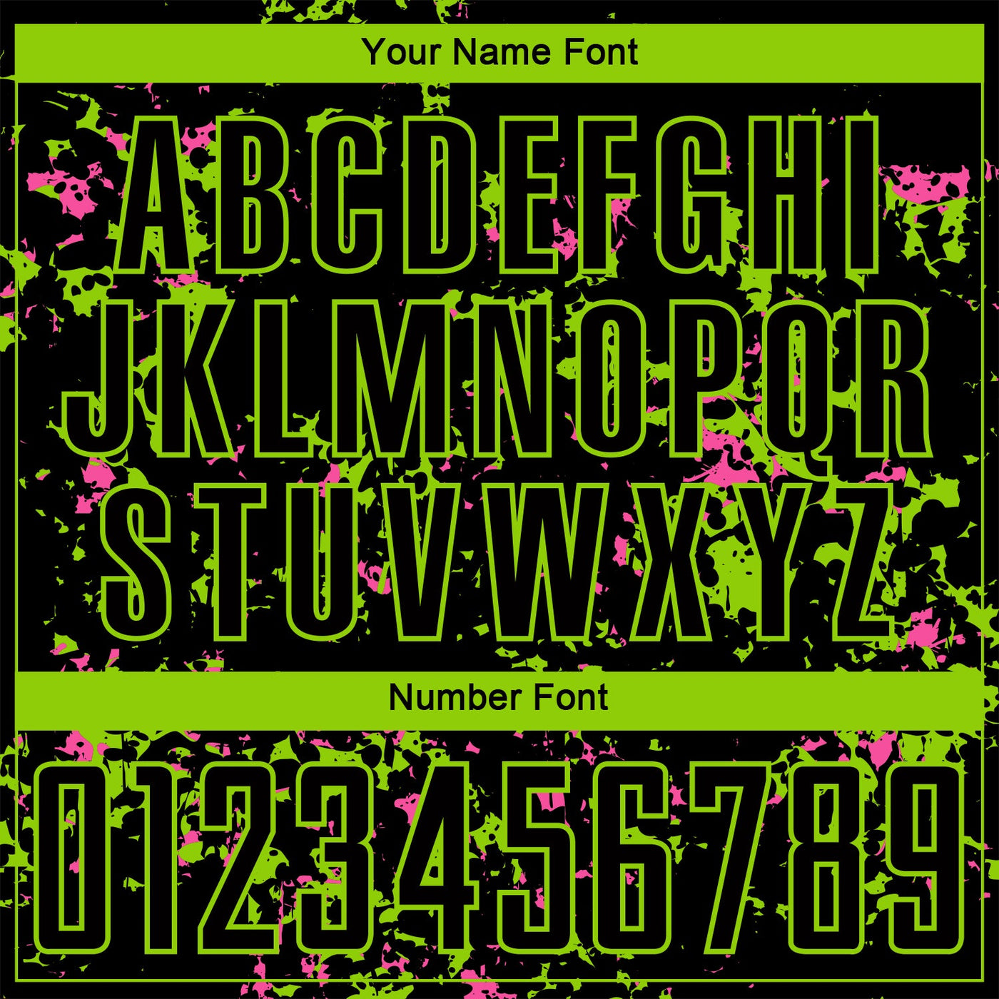 Custom Black Neon Green-Pink Abstract Fragment Art Sublimation Soccer Uniform Jersey