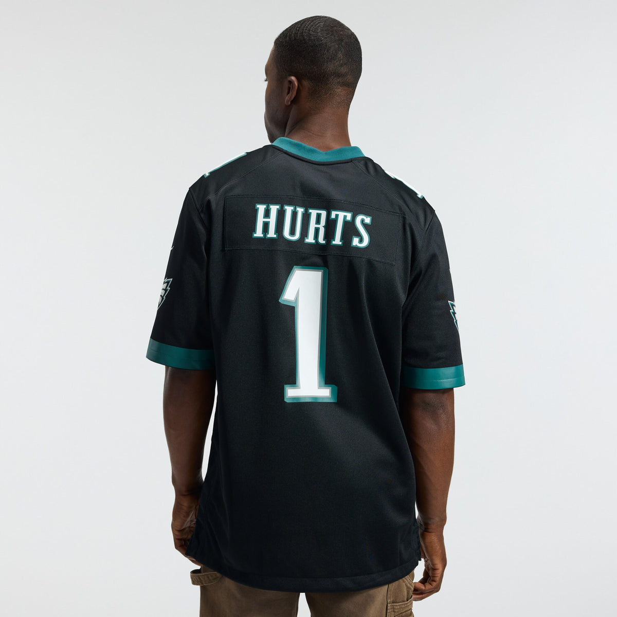 Philadelphia Eagles Jalen Hurts Black Alternate Game Jersey