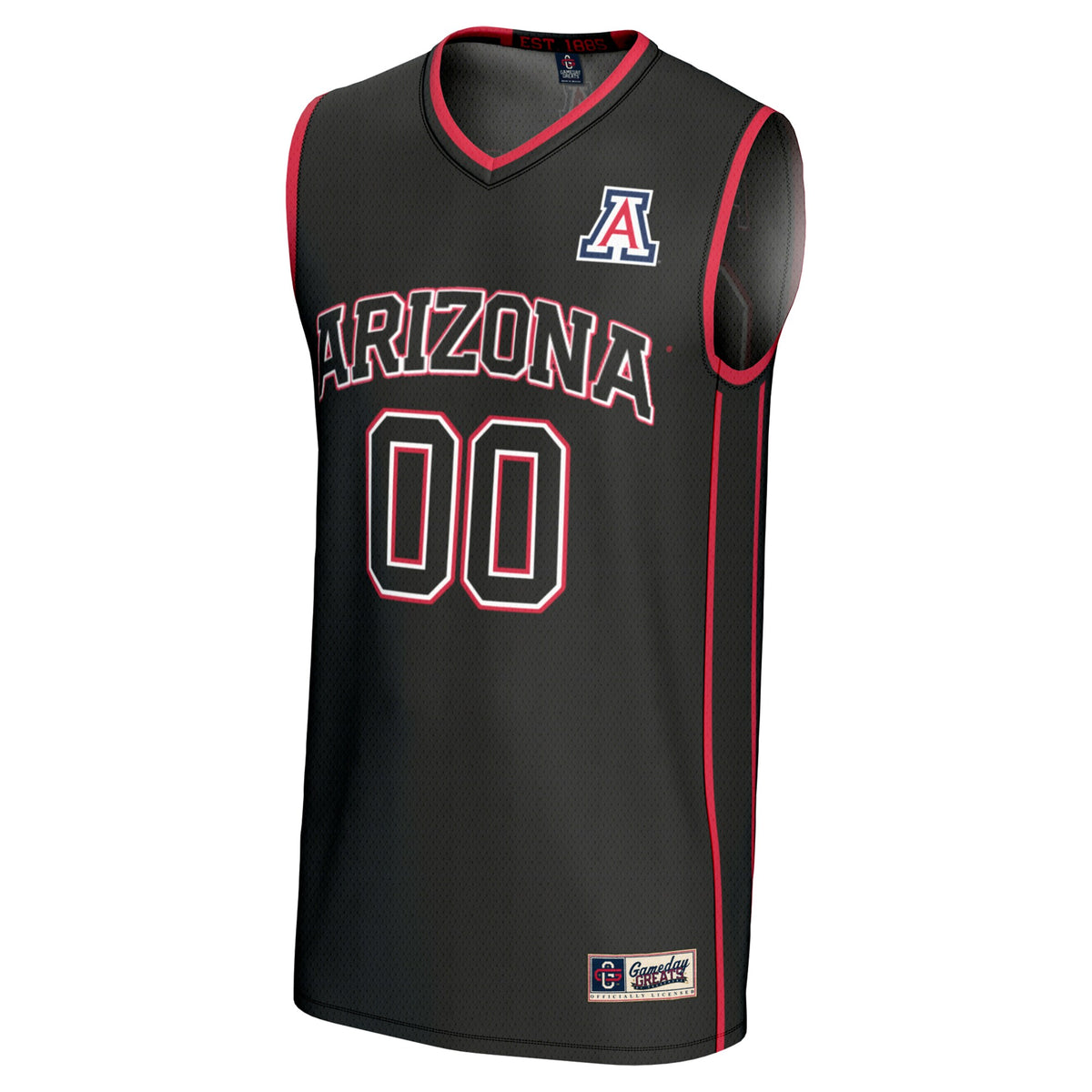 Arizona Wildcats GameDay Greats NIL Pick-A-Player Lightweight Basketball Fashion Jersey - Black