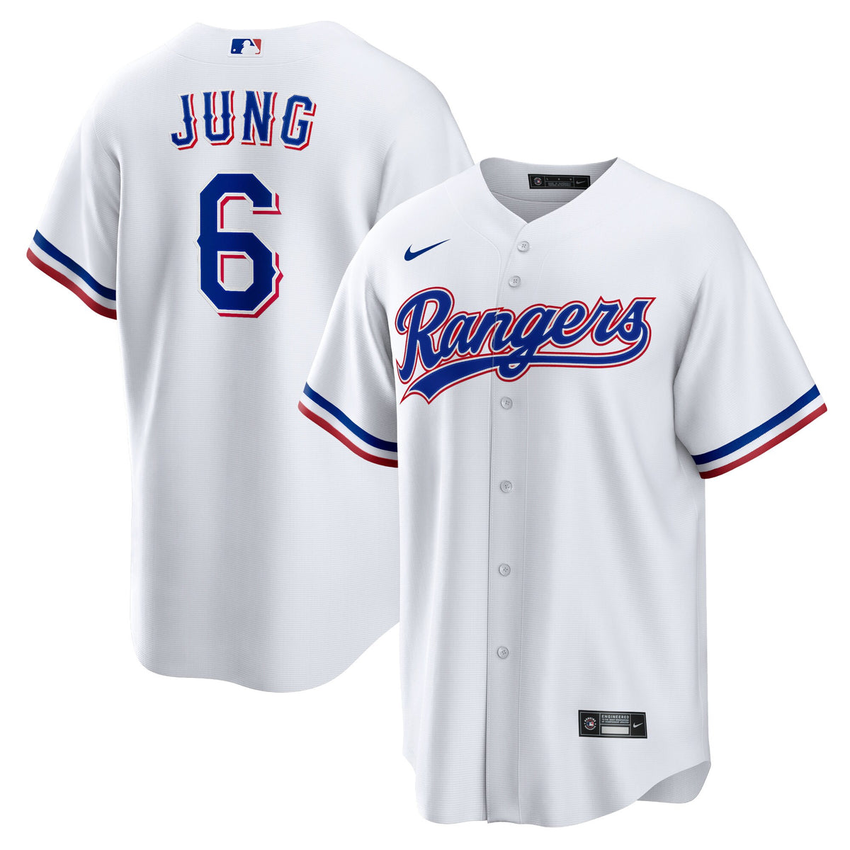 Texas Rangers Josh Jung White Replica Player Jersey