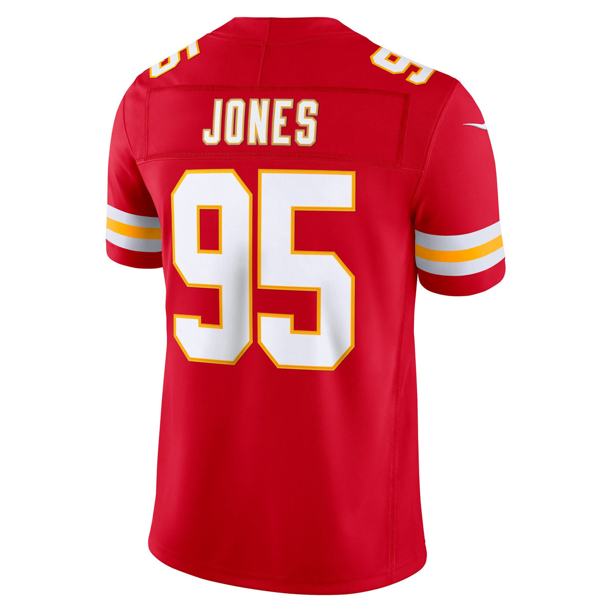 Kansas City Chiefs Chris Jones Red Team Vapor F.U.S.E. Stitched Limited Jersey