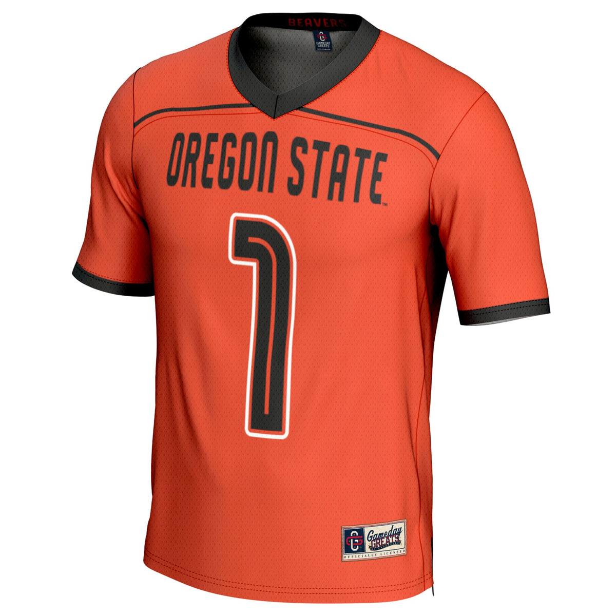 #1 Oregon State Beavers GameDay Greats Lacrosse Fashion Jersey - Orange
