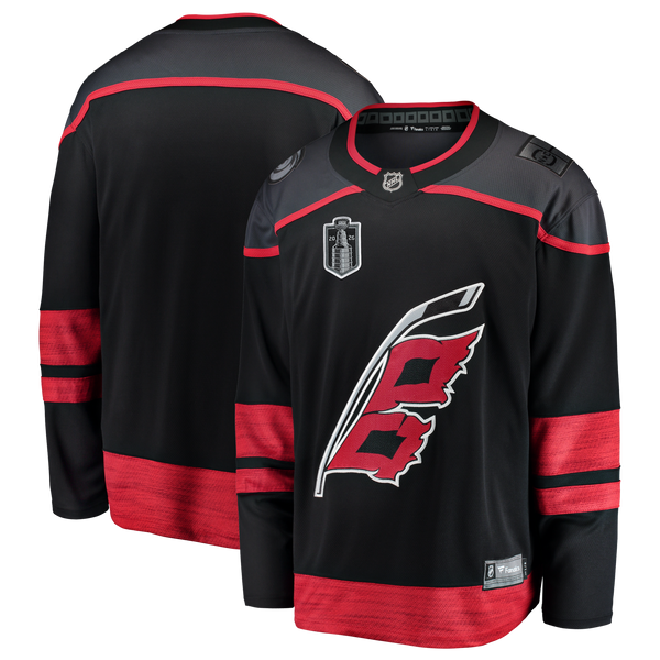 Carolina Hurricanes Fanatics Black 2026 Stanley Cup Final Home Breakaway Jersey