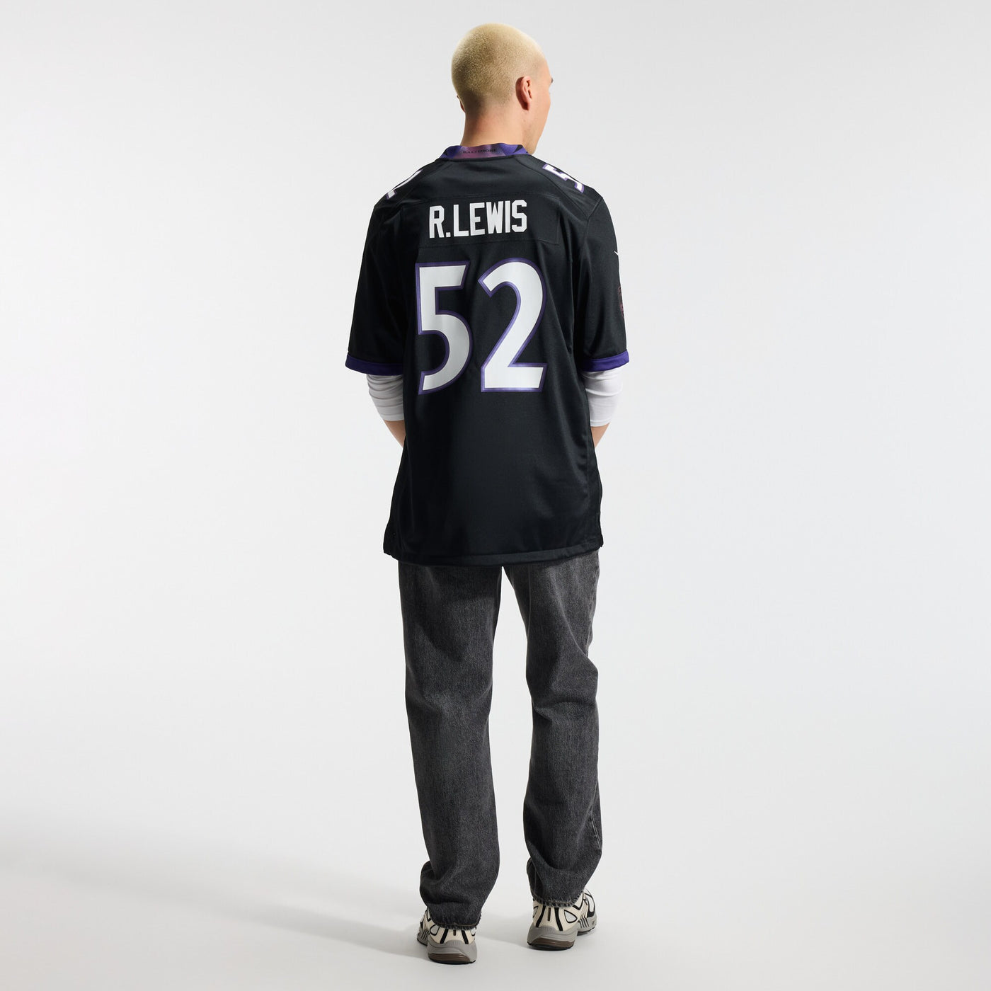 Baltimore Ravens Ray Lewis Nike Black Alternate Retired Player Game Jersey