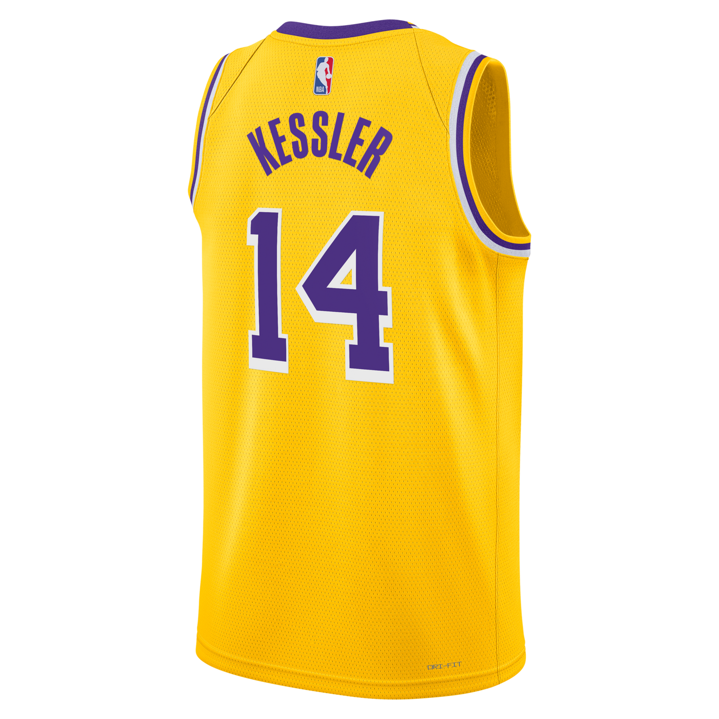 Los Angeles Lakers Nike Icon Edition Swingman Jersey - Gold - Walker Kessler
